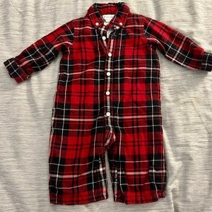 Ralph Lauren plaid Baby Outfit, 3 months